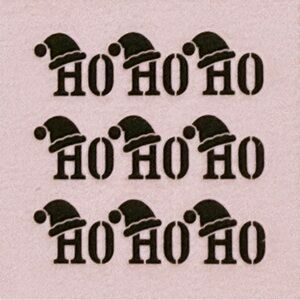 Ho Ho Ho 🎄 🎄 Seasonal Holiday Stencil 12×12 -
DIY Wall Art Craft (1 Sheet)